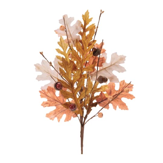 19.75" Harvest Oak Leaf Sprays, 4ct.